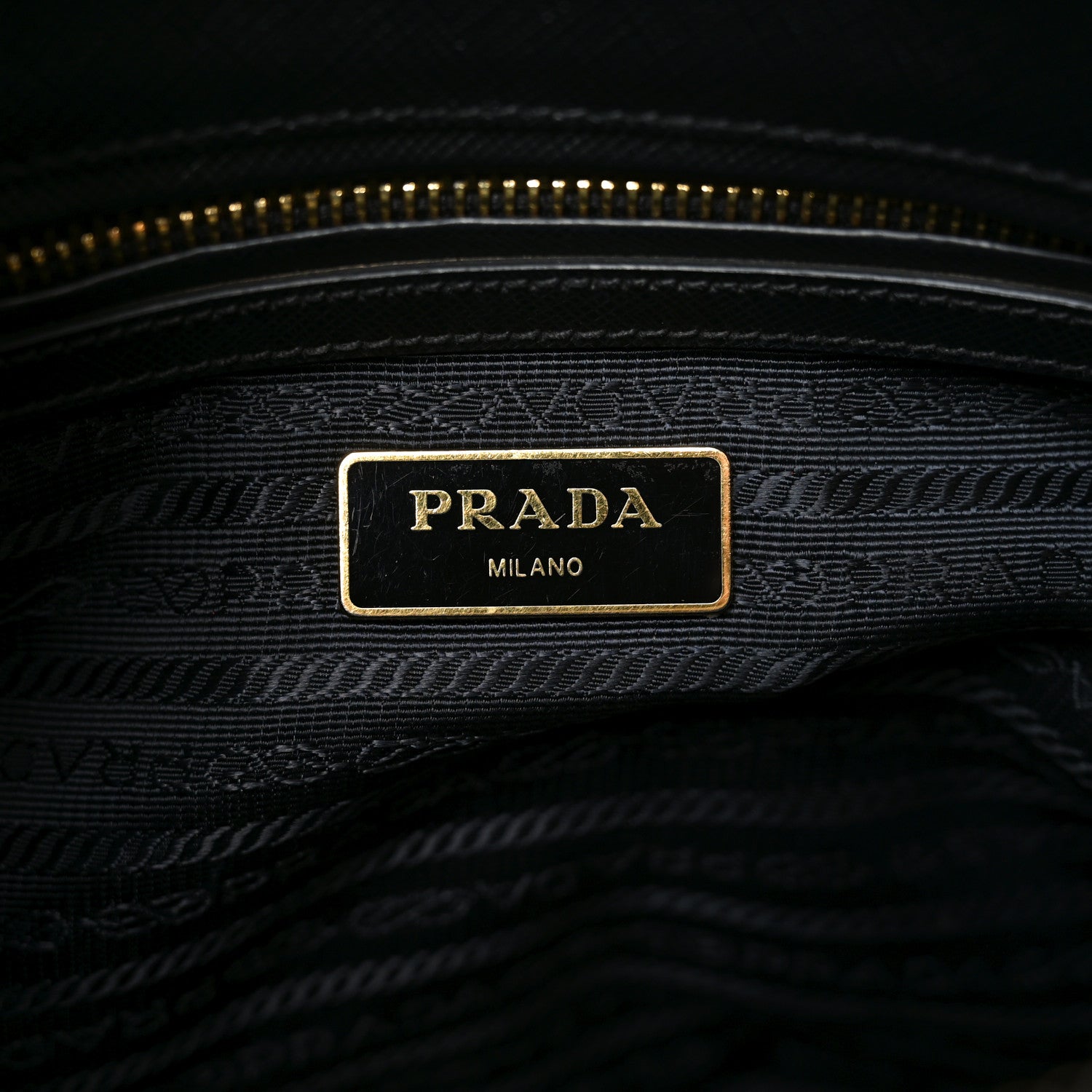 Prada Saffiano Small Galleria Double Zip Tote Black 6 of 9