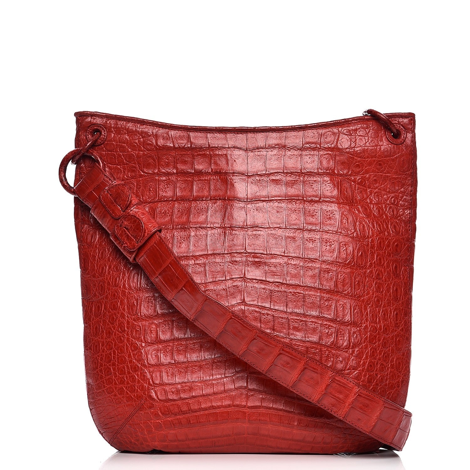 Nancy Gonzalez Crocodile Crossbody Bag Red 1 of 16