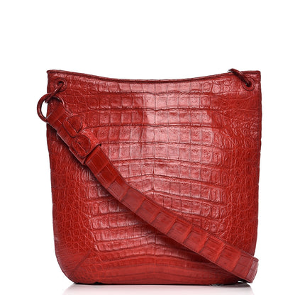 Nancy Gonzalez Crocodile Crossbody Bag Red 1 of 16