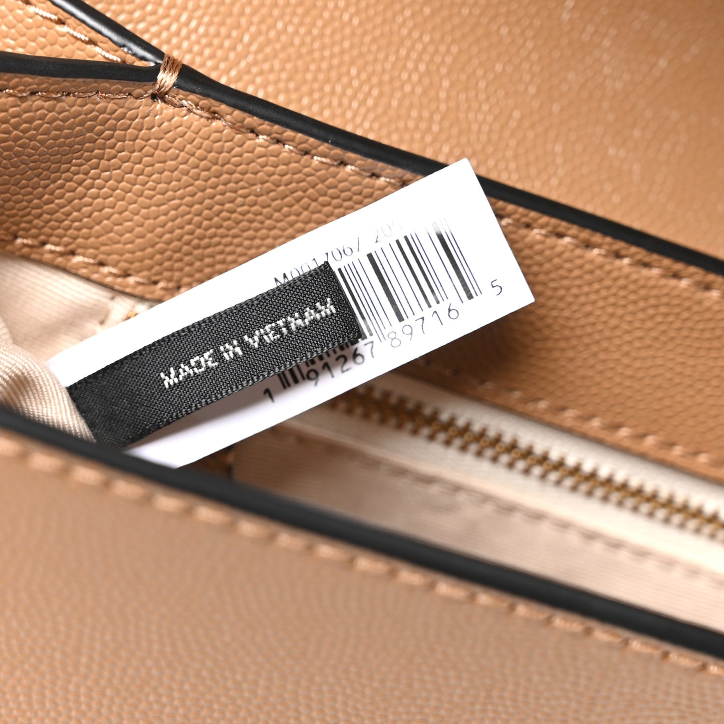 Textured Calfskin The J Link Shoulder Bag Dirty Chai