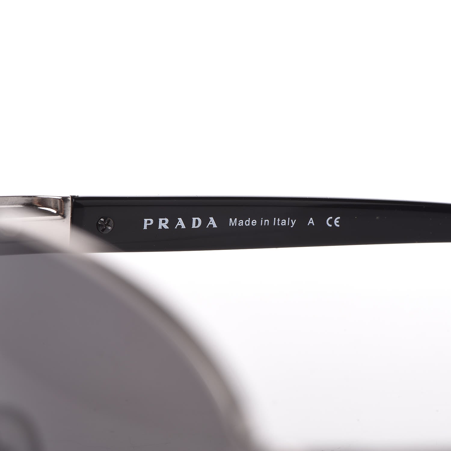 Prada Gradient Aviator Sunglasses SPR 59N Black 11 of 17