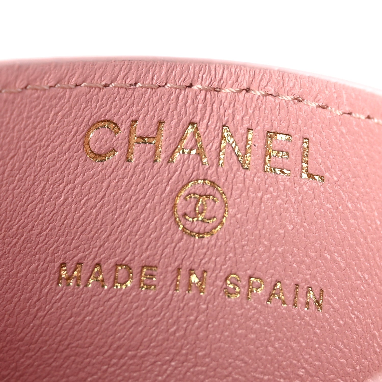 Chanel Calfskin Crocodile Embossed Crococo Card Holder Light Pink 6 of 8