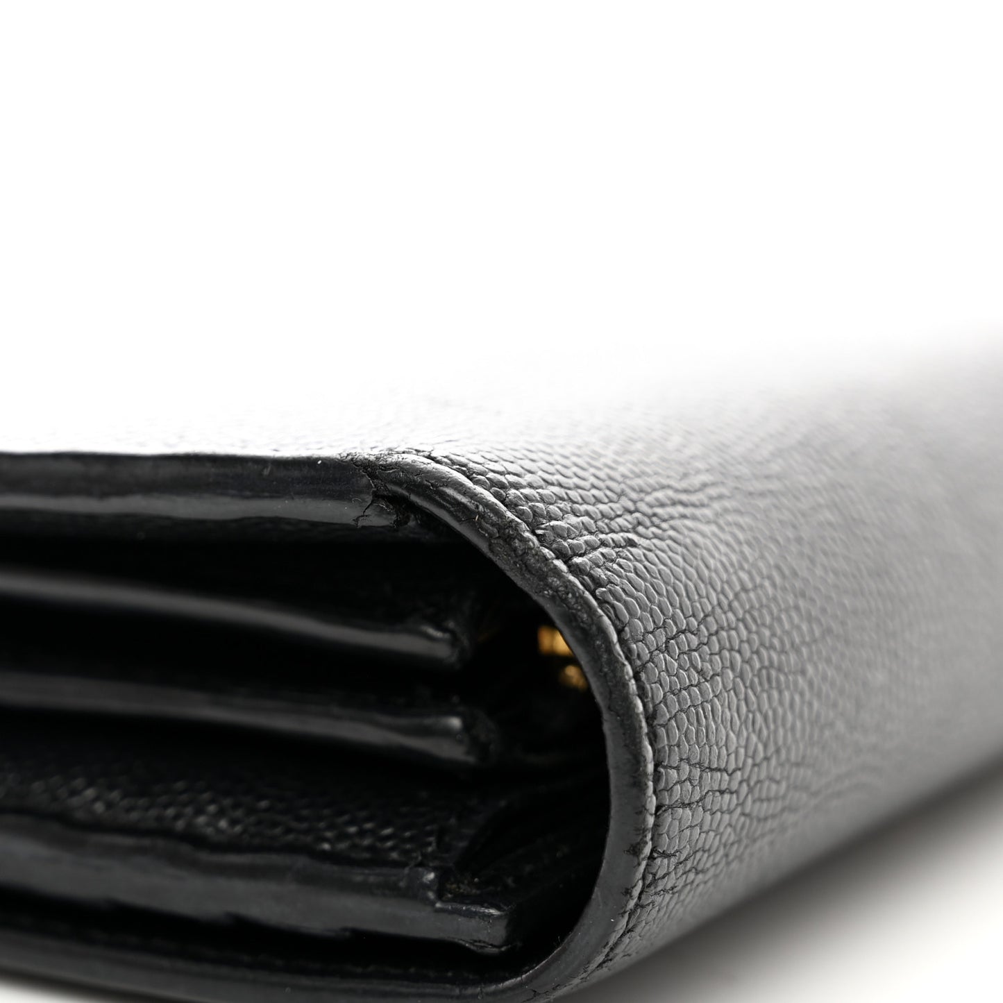 Grain De Poudre Classic Monogram Cassandre Wallet Black