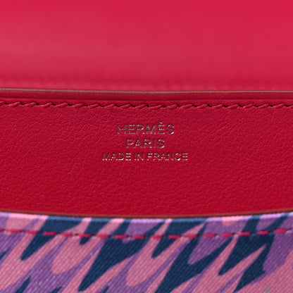 Hermes Swift Silk Marble Printed Constance 18 Rose Azalee Rose Mexico 6 of 10