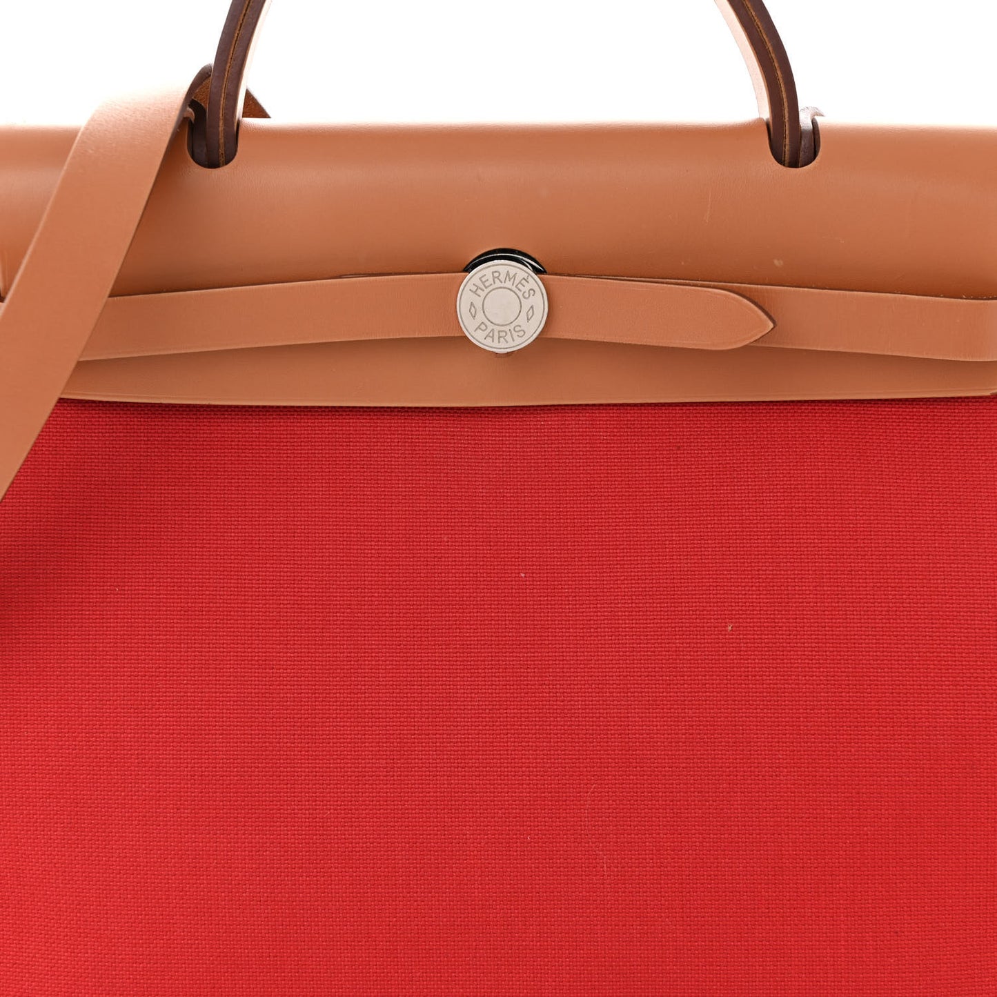 Vache Hunter Toile Herbag Zip 31 PM Rouge Tomate Natural
