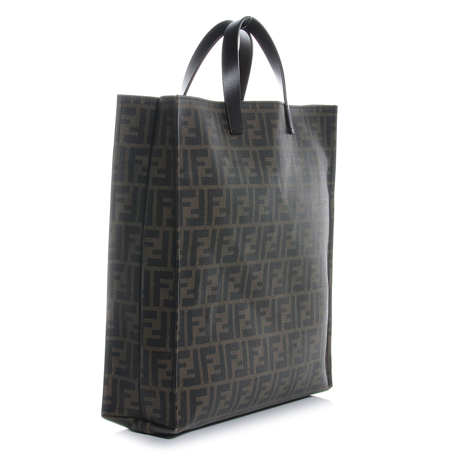 Fendi Zucca Spalmati Special Shopping Tote Tobacco 3 of 9