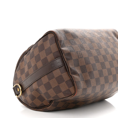 Louis Vuitton Damier Ebene Speedy Bandouliere 25 9 of 13