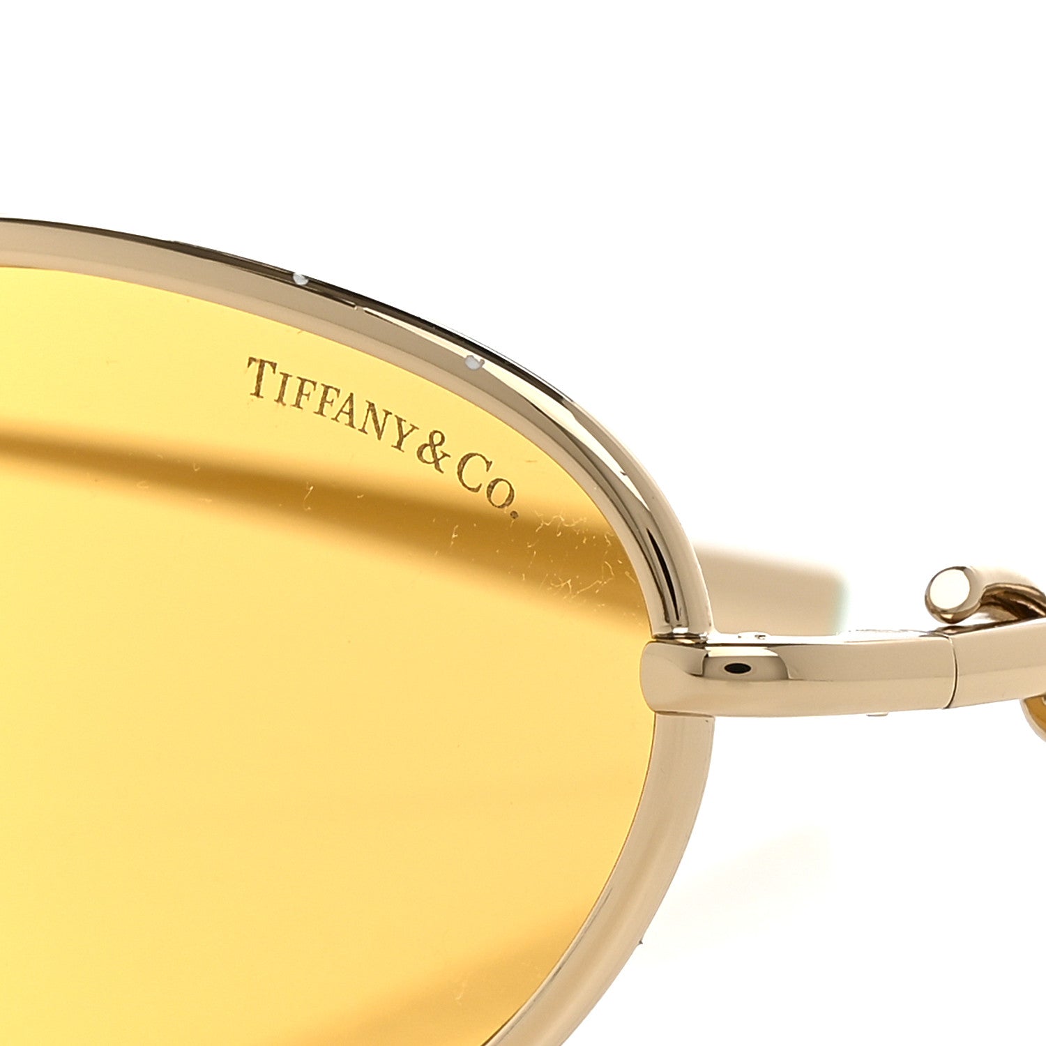Tiffany Metal Knot Sunglasses TF3117 Pale Gold 7 of 8
