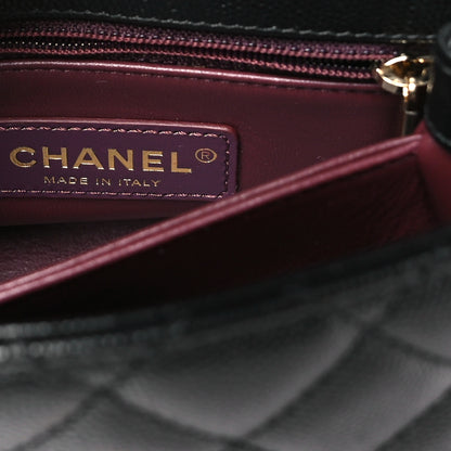 Chanel Caviar Quilted Extra Mini Coco Handle Flap Black 6 of 11