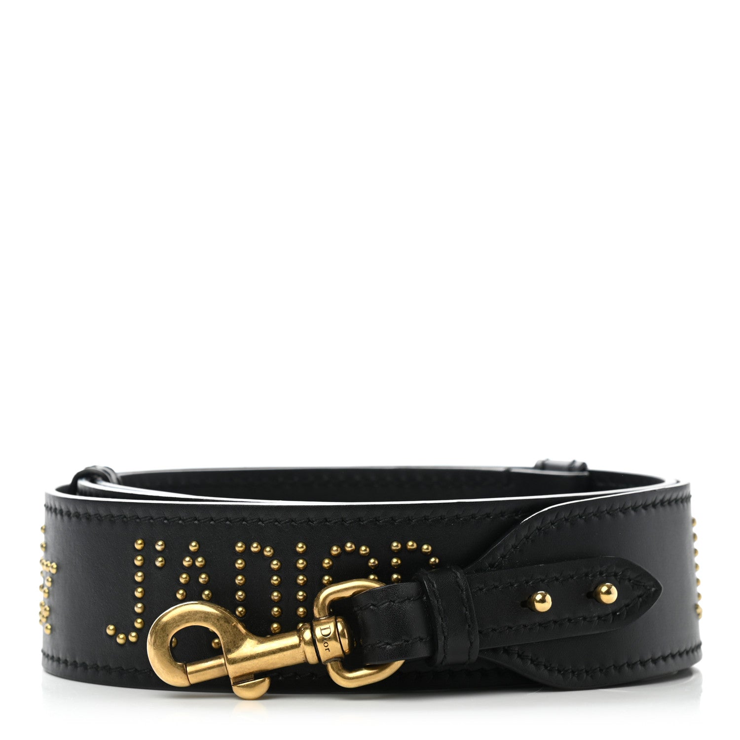 Christian Dior Calfskin Studded J’Adior Shoulder Strap Black 1 of 5