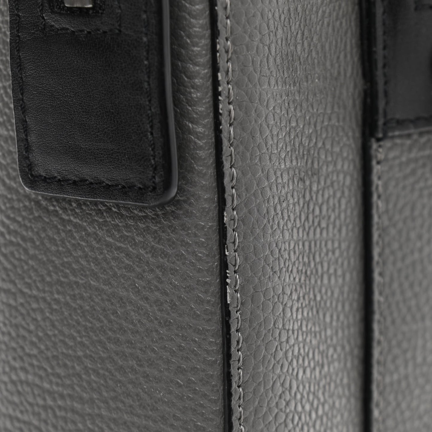 Calfskin Messenger Bag Charcoal