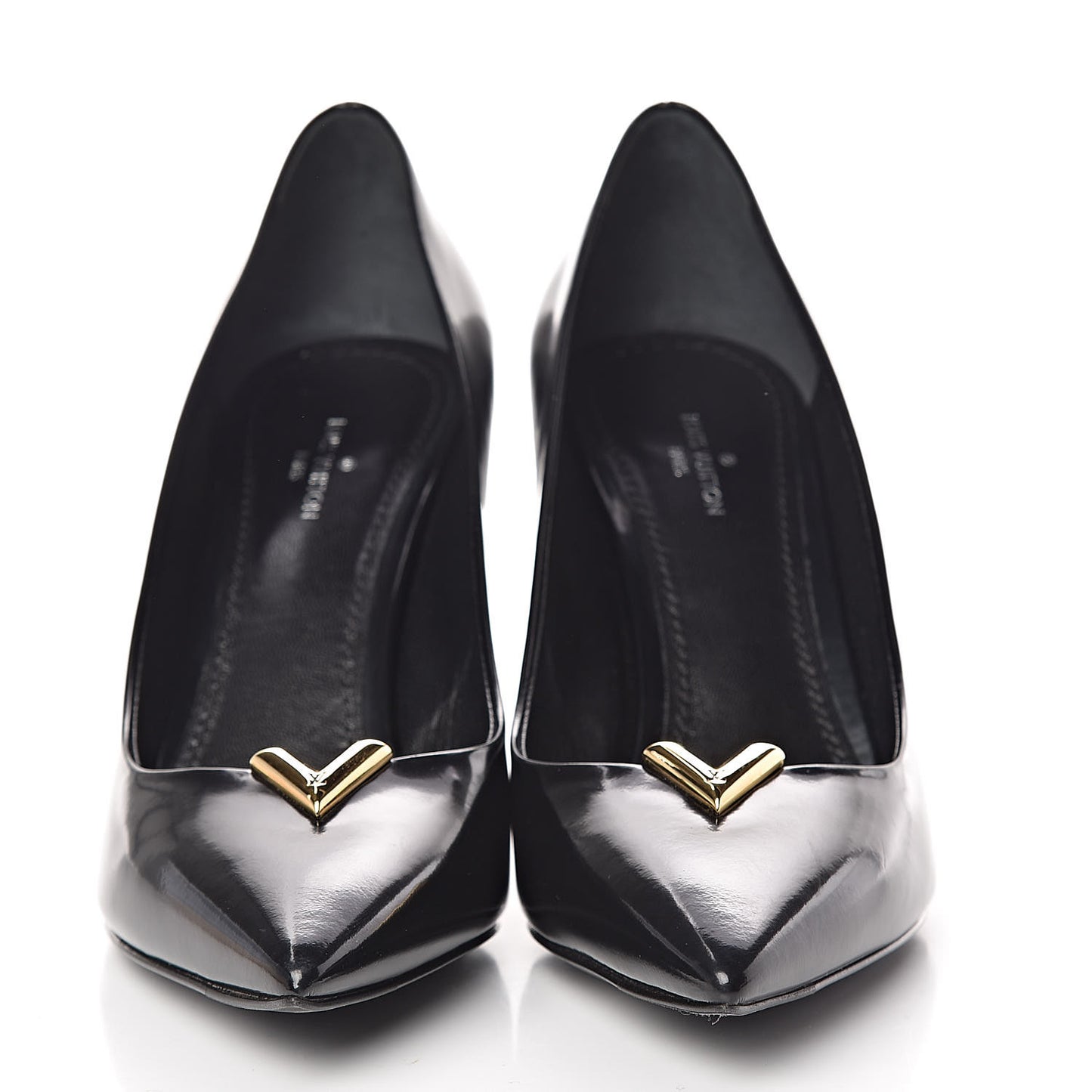 Calfskin Heartbreaker Pumps 37.5 Black