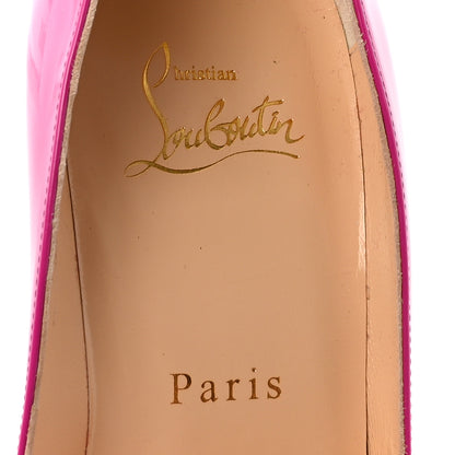 Christian Louboutin Patent Pigalle Follies 100 Pumps 37 Indian Rose 8 of 9