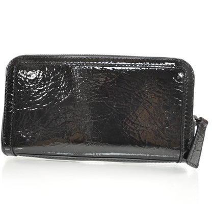 Burberry Patent Leather Knot Wallet Black 4 of 8