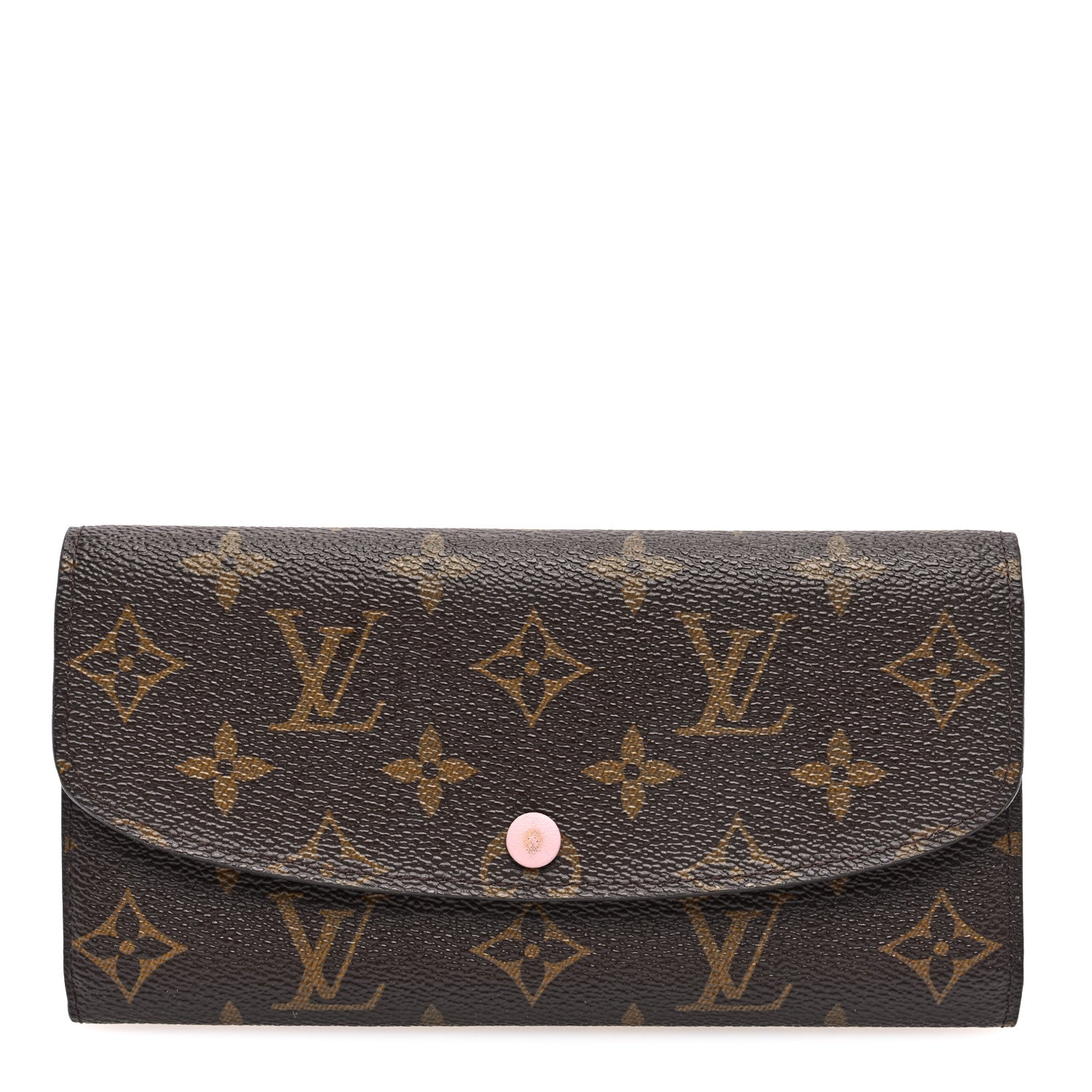 Louis Vuitton Monogram Emilie Wallet Rose Ballerine 1 of 6