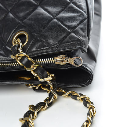Chanel Lambskin Quilted Shoulder Bag Black 13 of 16