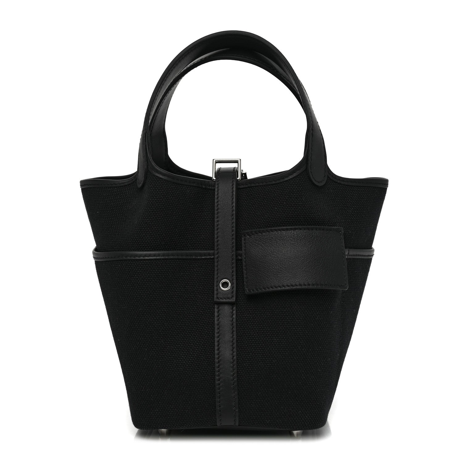 Hermes Toile Goeland Swift Cargo Picotin Lock 18 Black 1 of 10