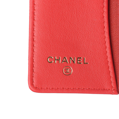 Chanel Caviar Quilted Classic 4 Key Holder Wallet Red 5 of 8