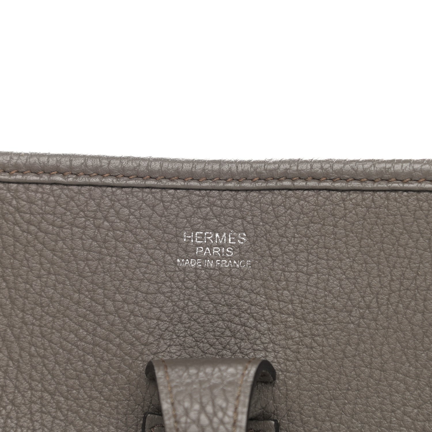 Hermes Taurillon Clemence Evelyne III PM Etain 6 of 10