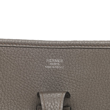 Hermes Taurillon Clemence Evelyne III PM Etain 6 of 10