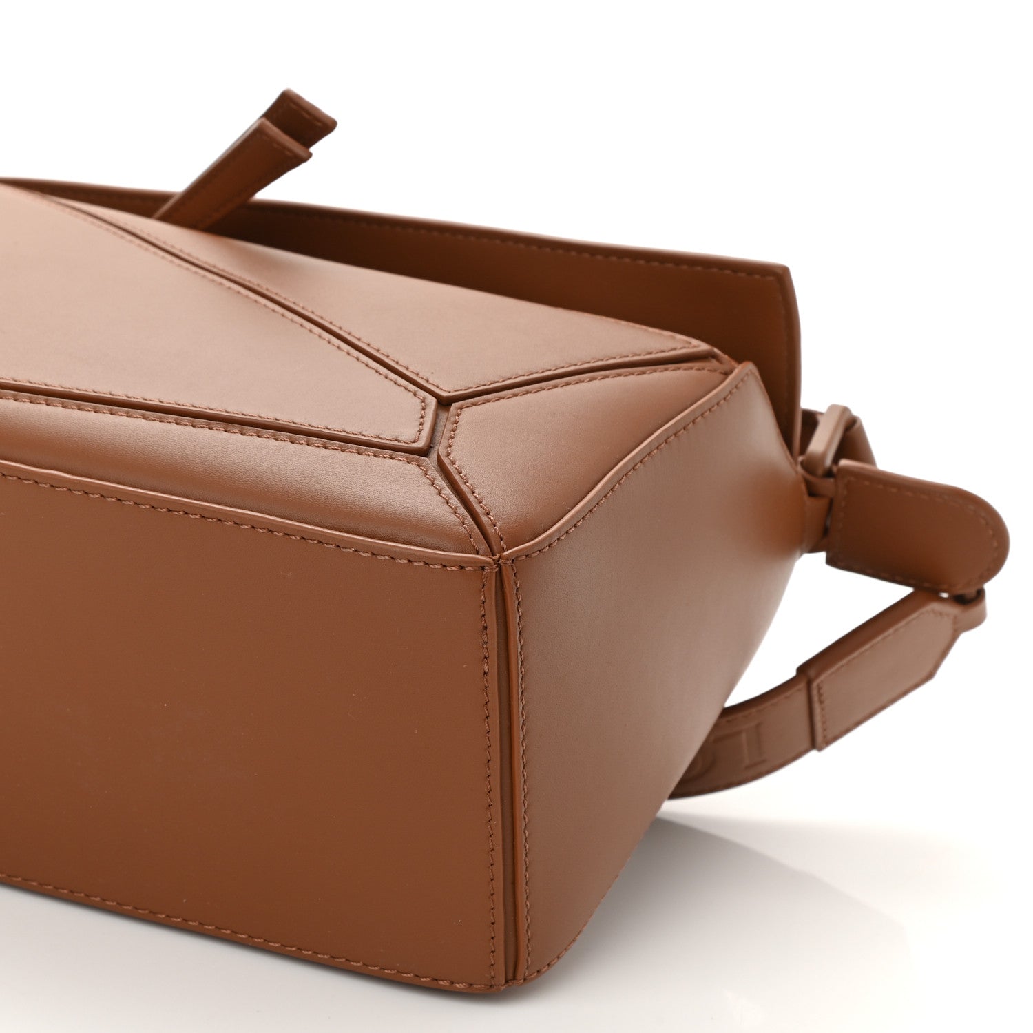 Loewe Satin Calfskin Small Puzzle Bag Pecan 6 of 6