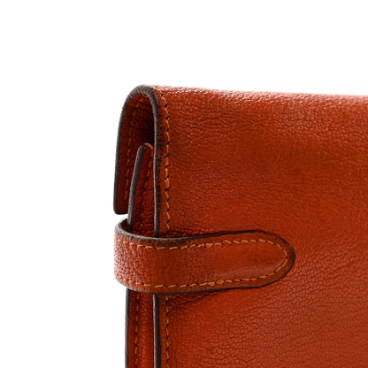 Hermes Chevre Mysore Kelly Longue Wallet Orange 18 of 18