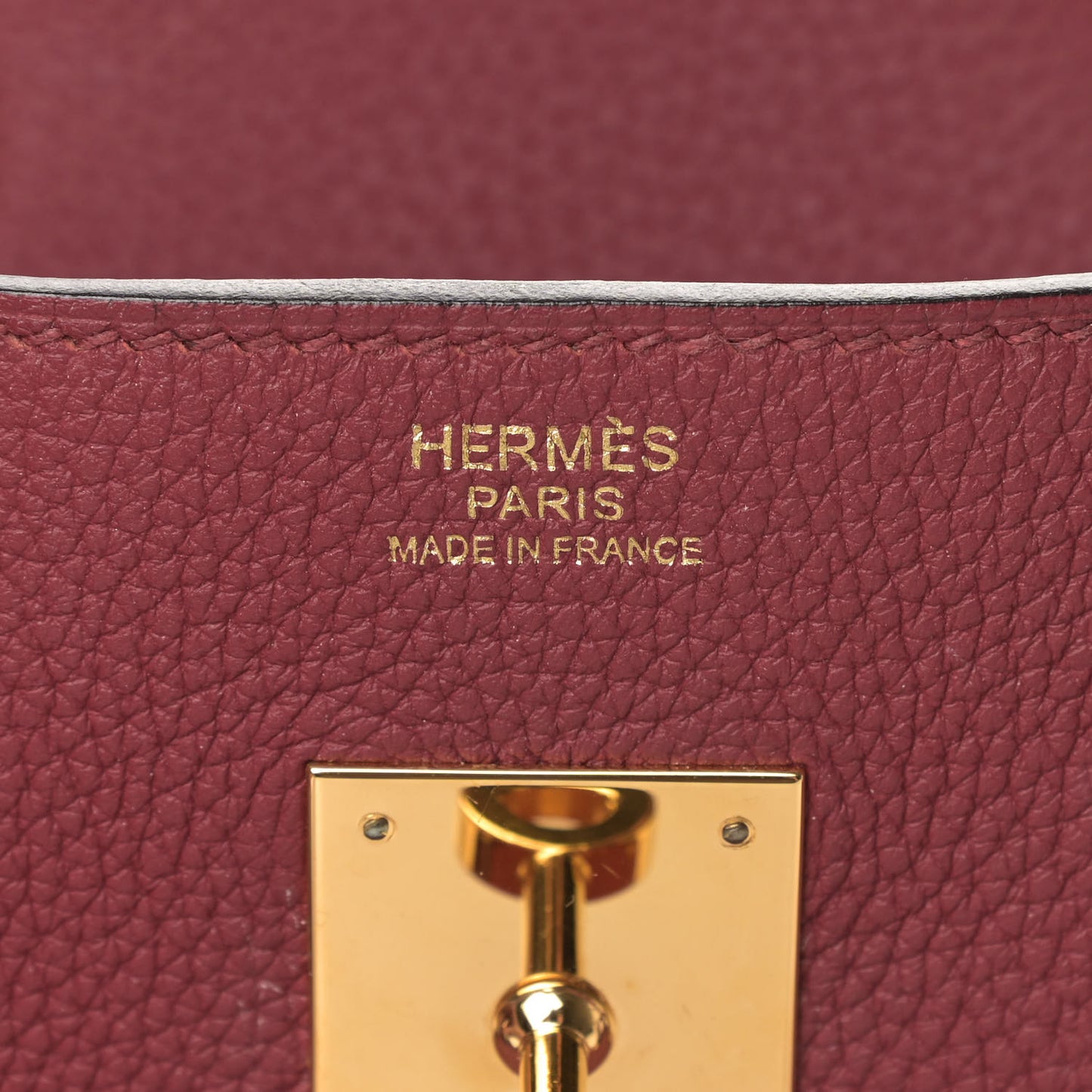 Togo Birkin 30 Rouge Grenat