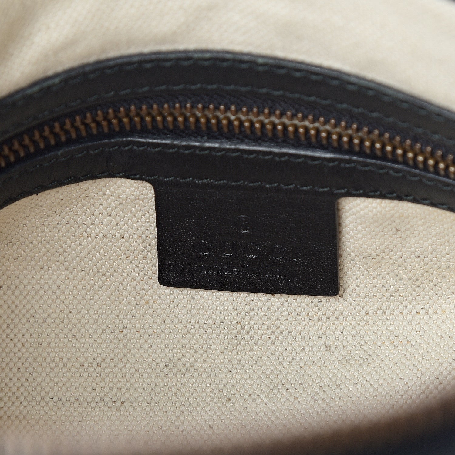 Gucci Guccissima Small Scarlett Studded Interlocking G Hobo Black 5 of 9
