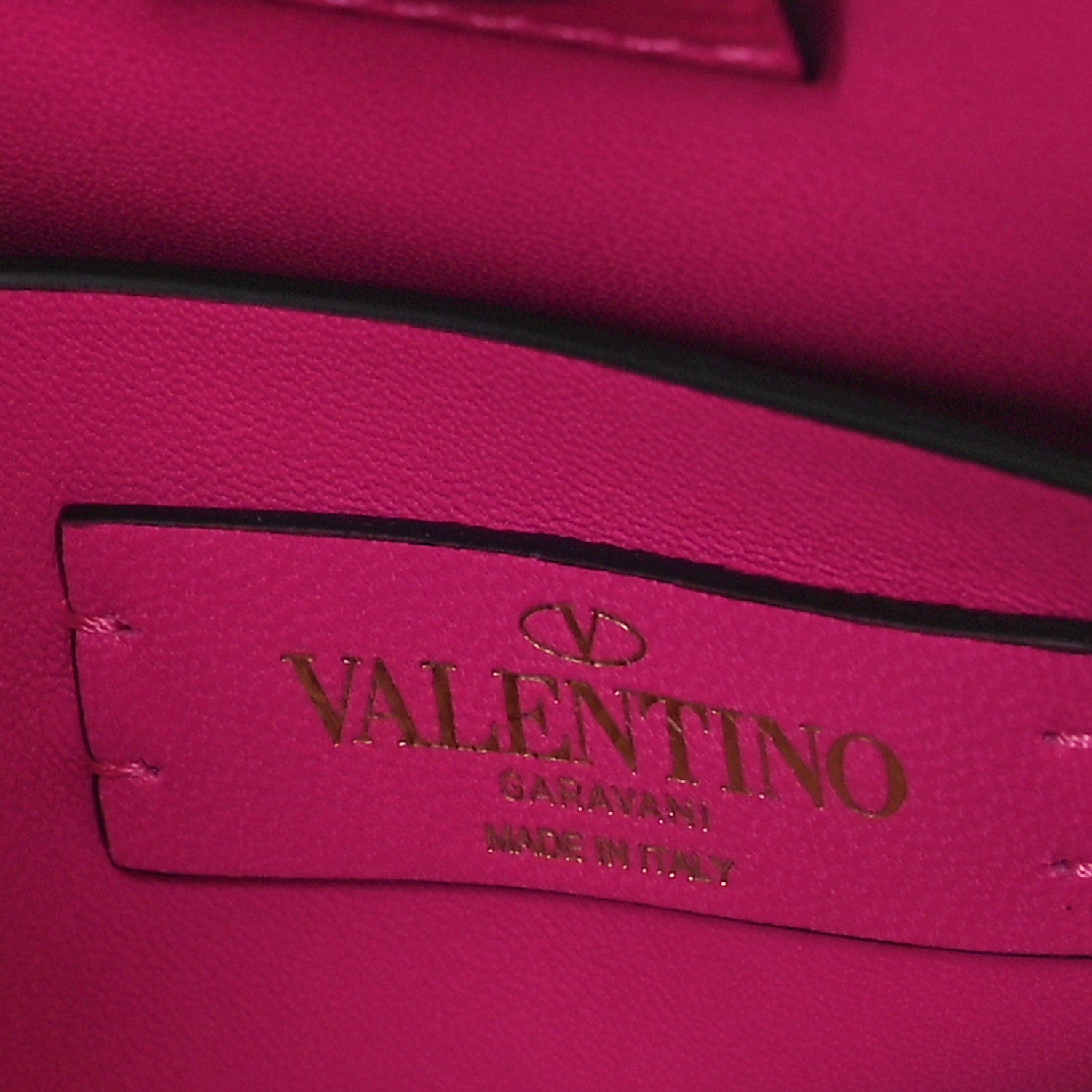 Valentino Garavani Nappa Small Roman Stud The Handle Bag Pink PP 6 of 8