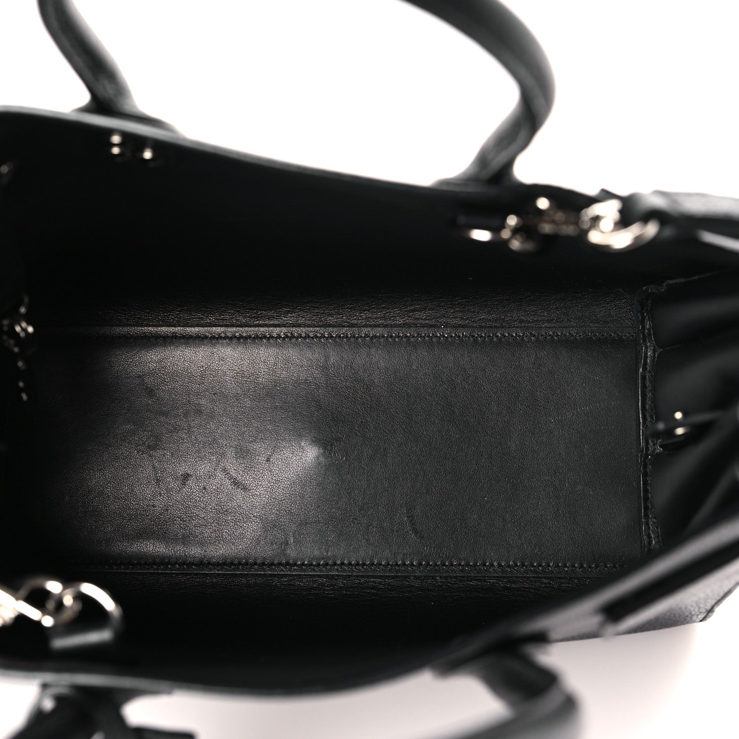 Saint Laurent Grained Calfskin Baby Sac De Jour Black 6 of 10