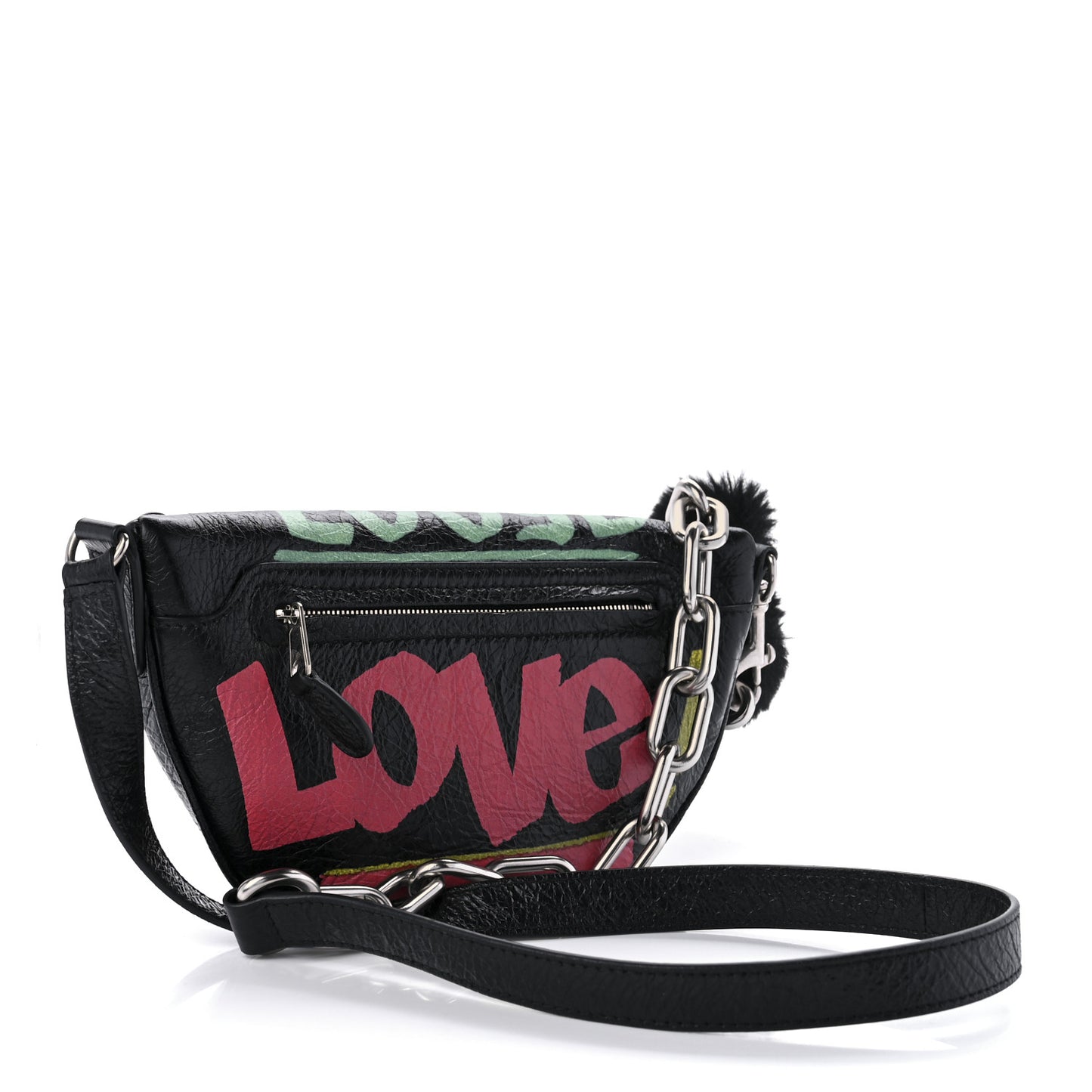Agneau Arena Car Tag XXS Souvenir Belt Bag Black TBC