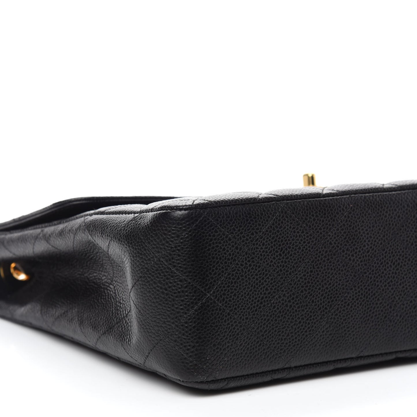 Caviar Quilted Jumbo Single Flap Black