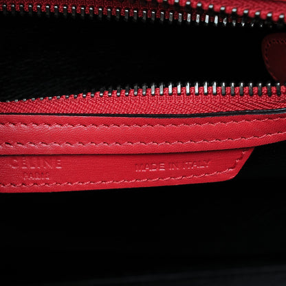 Celine Palmelato Micro Luggage Red 6 of 8