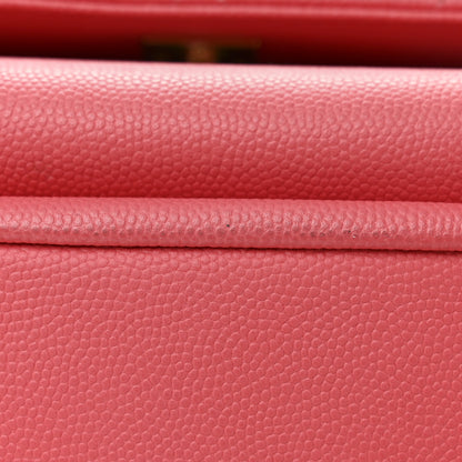 Chanel Caviar Quilted Small Business Affinity Flap Coral 11 of 11
