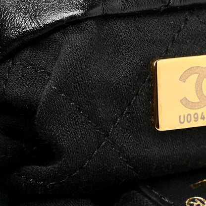 Chanel Shiny Calfskin Quilted Chanel 22 Black 7 of 10