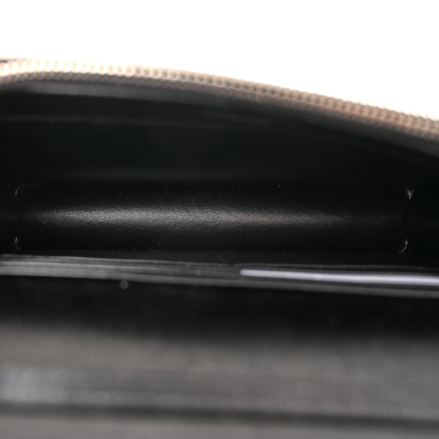 Saint Laurent Satin Sequins Classic Monogram Kate Tassel Chain Wallet Black 5 of 9