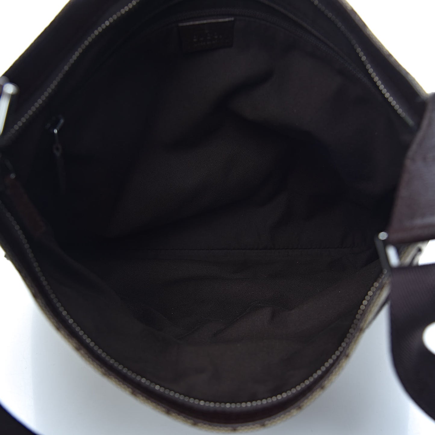 Monogram Large Flat Messenger Bag Dark Brown