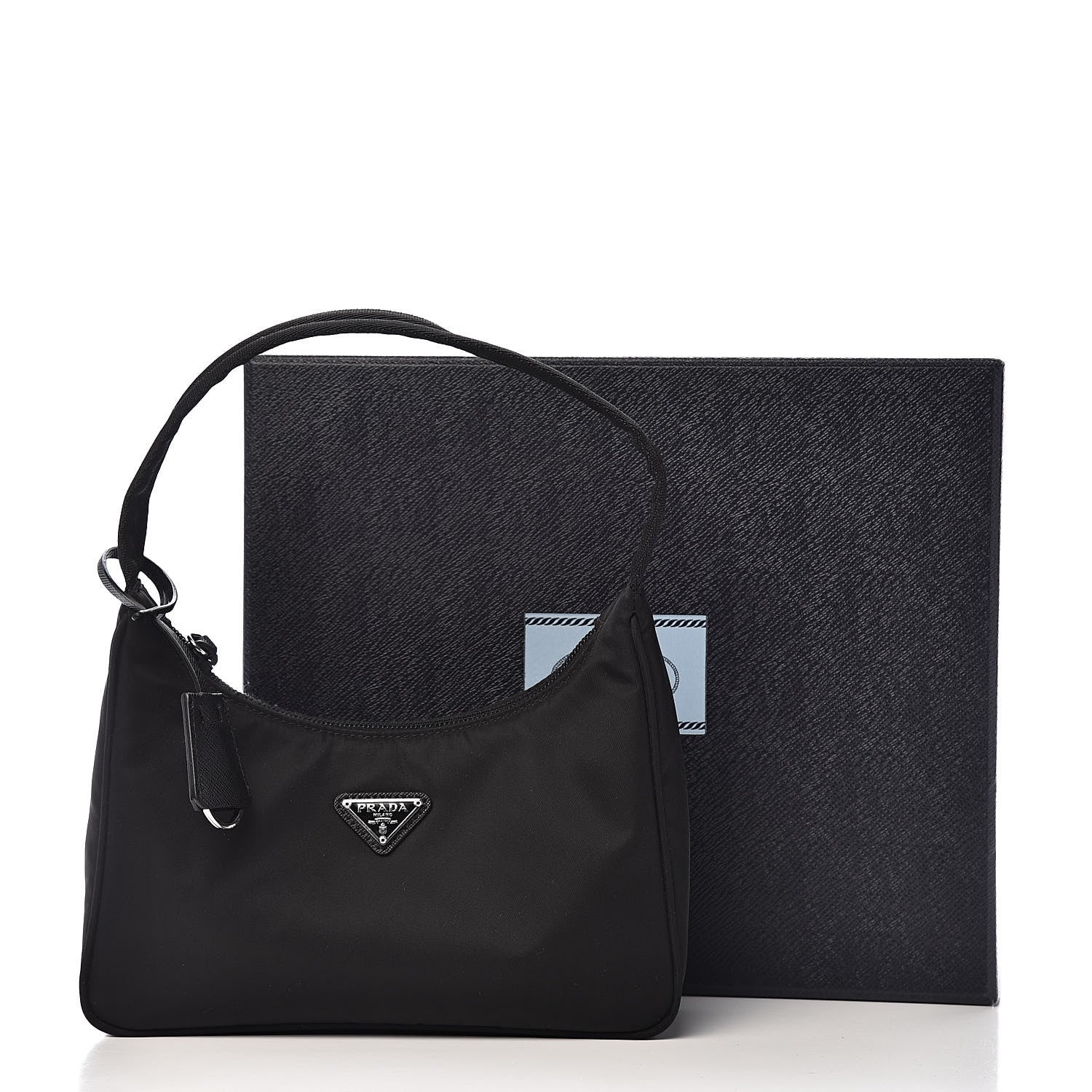 Prada Tessuto Nylon Mini Re-Edition 2000 Bag Black 12 of 12