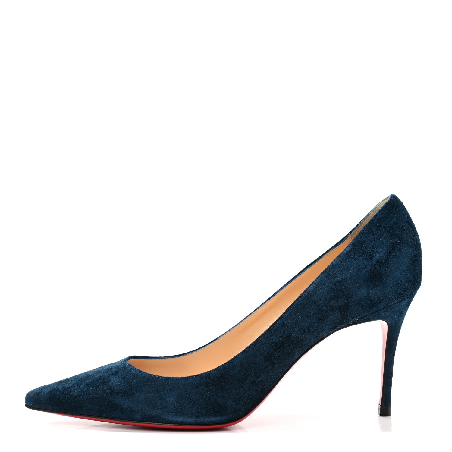 Christian Louboutin Veau Velours Decollete 554 85 Pumps 40.5 Quartz 1 of 10