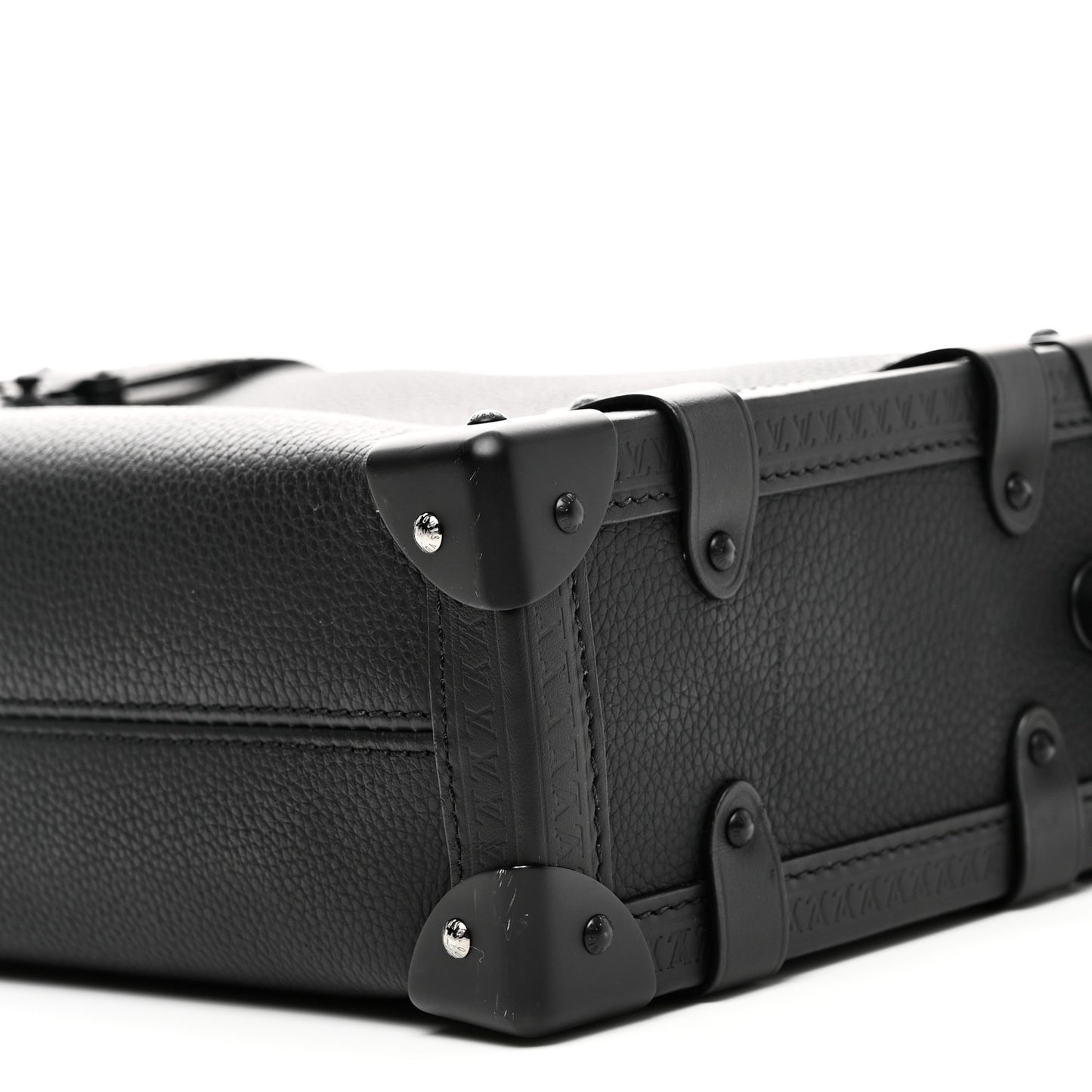 Calfskin Side Trunk MM Black