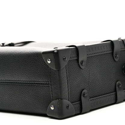 Louis Vuitton Calfskin Side Trunk MM Black 9 of 9
