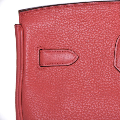 Hermes Taurillon Clemence Birkin 35 Bougainvillea 24 of 33