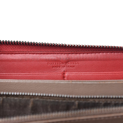 Bottega Veneta Nappa Intrecciato Zip Around Wallet 6 of 16