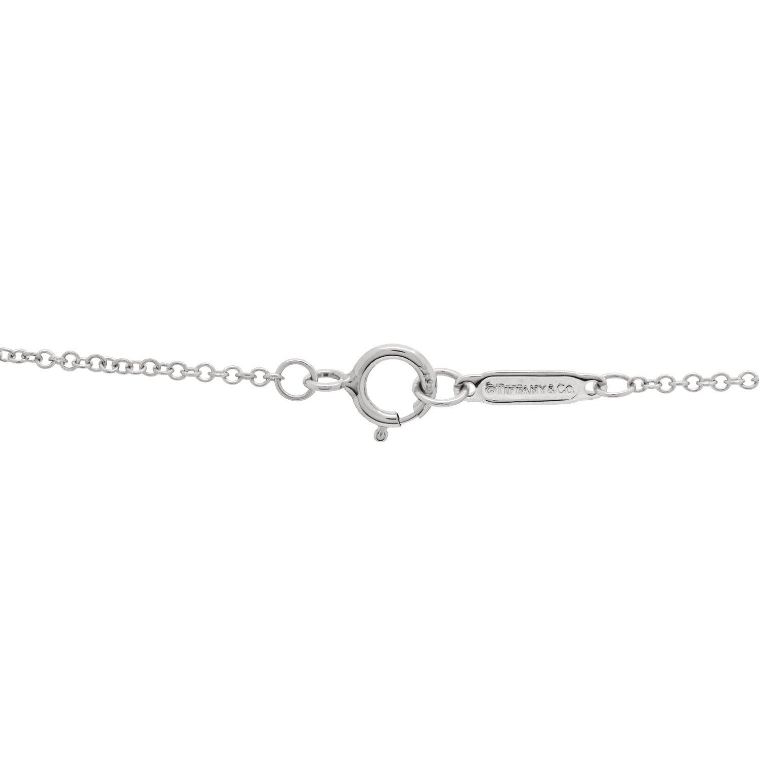 Tiffany Platinum Diamond Paper Flowers Pendant Necklace 3 of 3