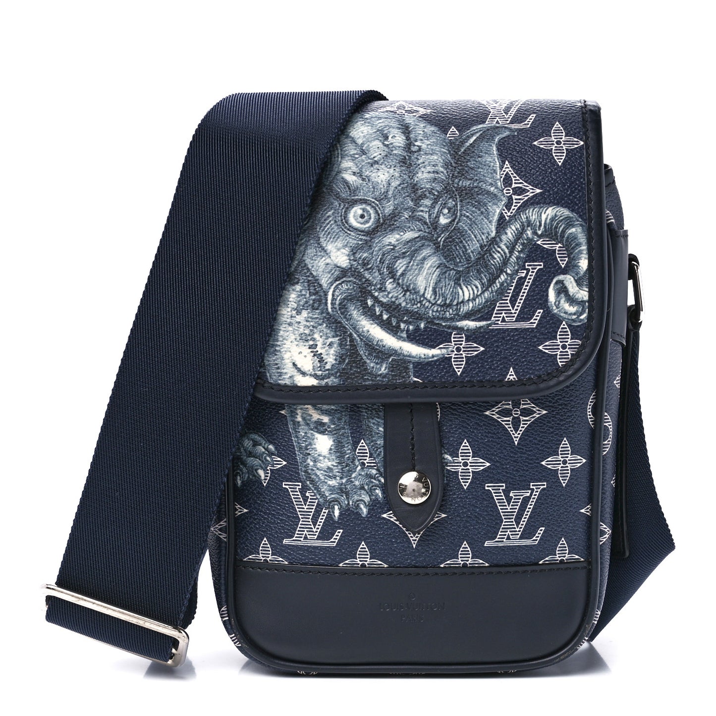 Savane Monogram Elephant Chapman Messenger BB Encre