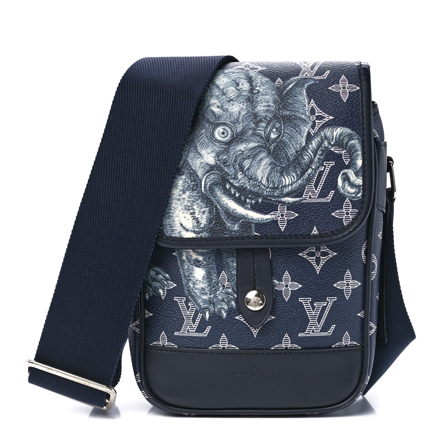 Louis Vuitton Savane Monogram Elephant Chapman Messenger BB Encre 1 of 11