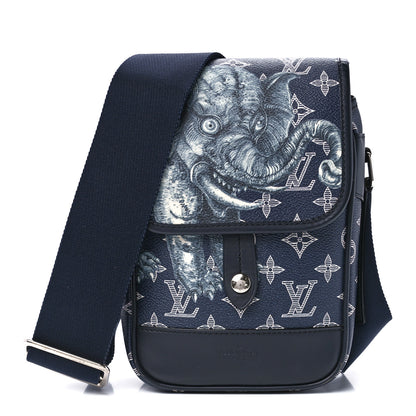 Louis Vuitton Savane Monogram Elephant Chapman Messenger BB Encre 1 of 11