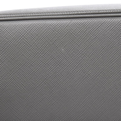 Prada Saffiano Cuir Medium Double Bag Marmo 10 of 16