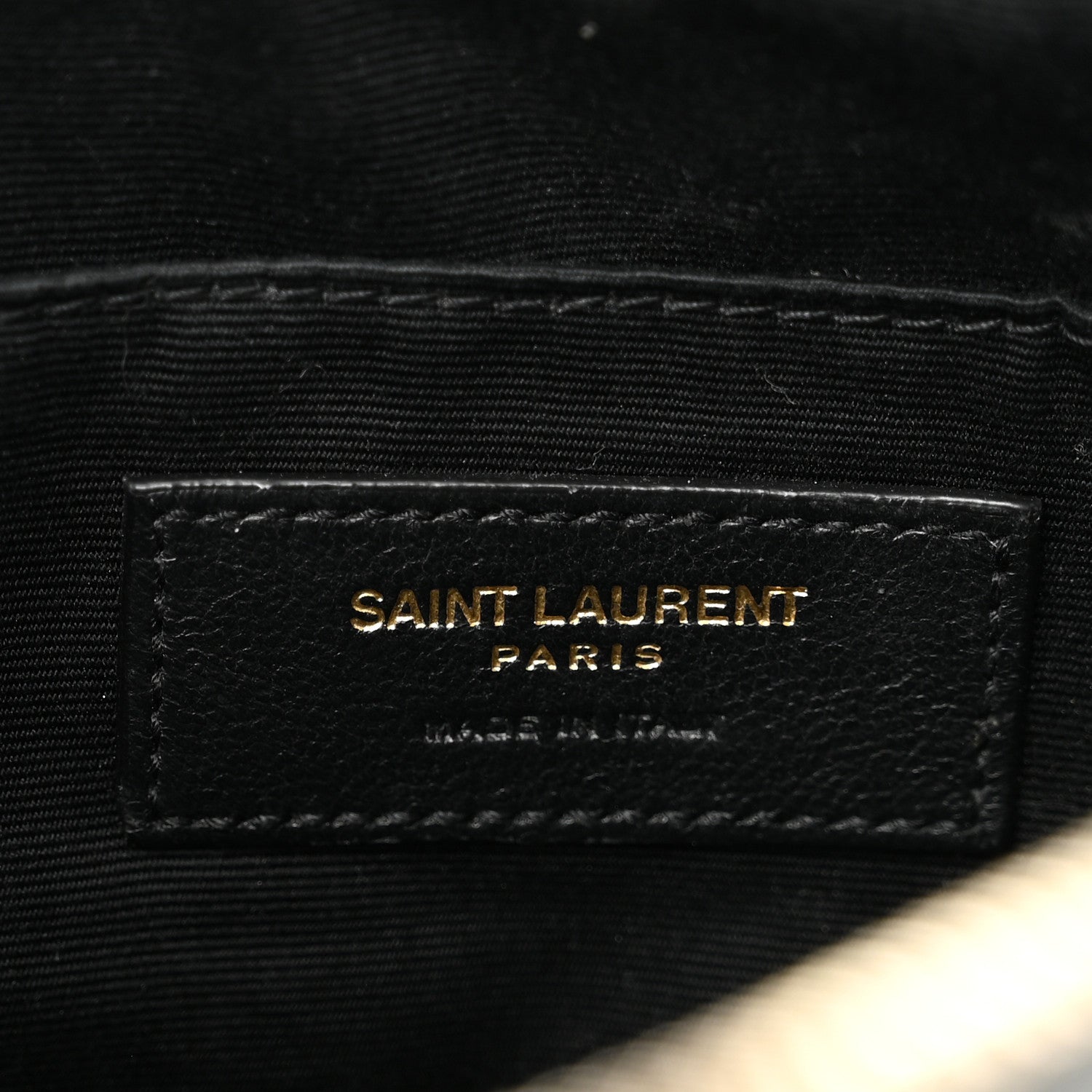 Saint Laurent Calfskin Matelasse Monogram Lou Camera Bag Storm 6 of 10