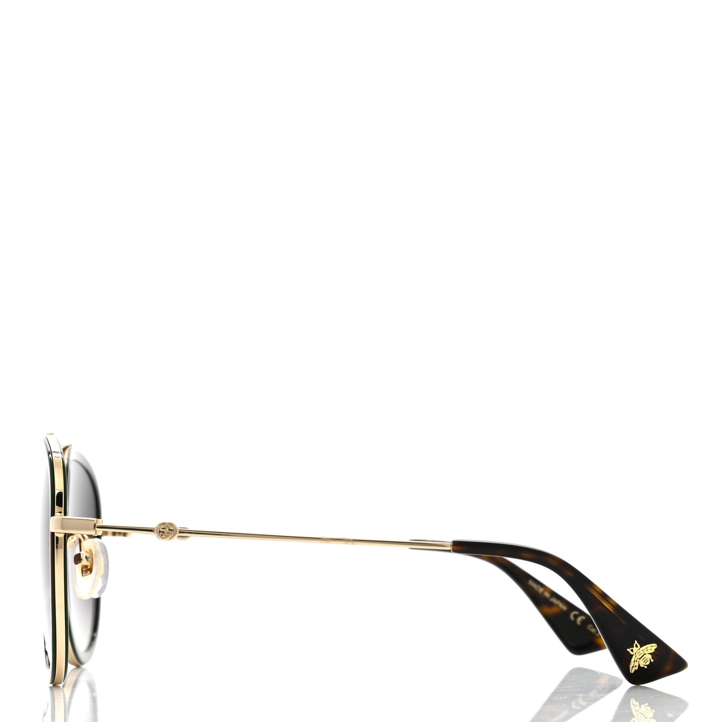 Web Aviator Sunglasses GG0062S Green Red